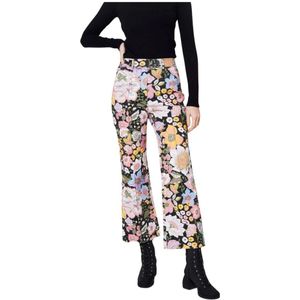 Manoush, Dames, Broeken, Veelkleurig, Maat: M Corduroy,