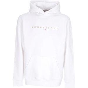 Tommy Hilfiger, Heren, Sweatshirts & Hoodies, Wit, Maat: S Katoen,