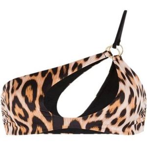 Roberto Cavalli, Dames, Badkleding, Bruin, Maat: S Poliester,