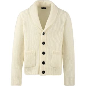 Drumohr, Heren, Truien, Wit, Maat: L Wol,