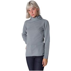 Le Tricot Perugia, Dames, Truien, Grijs, Maat: L Zijde,