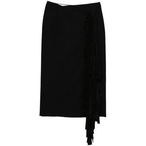 Carven, Dames, Rokken, Blauw, Maat: XS Zijde,