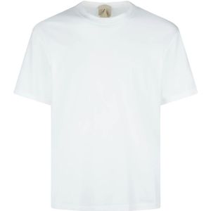 Ten C, Heren, Tops, Wit, Maat: M Katoen,