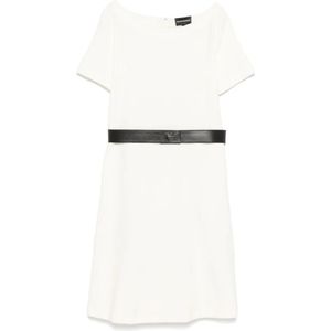 Emporio Armani - Midi-jurk - Wit - A-lijn
