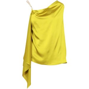 Simona Corsellini, Dames, Tops, Groen, Maat: XS Zijde,
