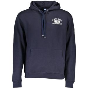 North Sails, Heren, Sweatshirts & Hoodies, Blauw, Maat: 2XL Katoen,
