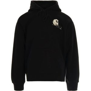 Carhartt Wip, Heren, Sweatshirts & Hoodies, Zwart, Maat: L Zijde,