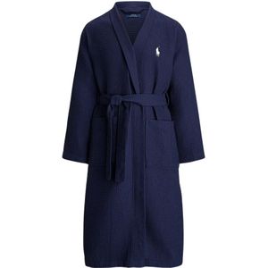 Polo Ralph Lauren, Heren, Nachtkleding & Lounge, Blauw, Maat: S/M Piqué,