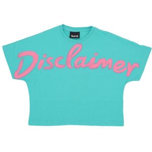 Disclaimer, Dames, Tops, Blauw, Maat: S Katoen,