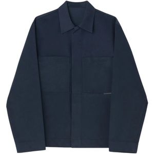 Marsell, Heren, Jassen, Blauw, Maat: XL Katoen,