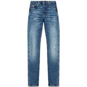 Emporio Armani, Heren, Jeans, Blauw, Maat: W32 Katoen,