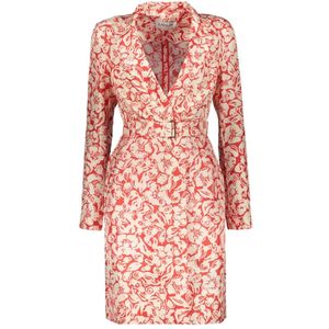 Lanvin, Dames, Jurken, Rood, Maat: M Zijde,