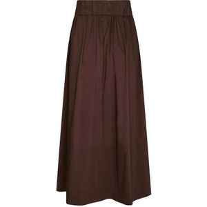 Neo Noir - Yara Poplin - Maxi Rok - Bruin