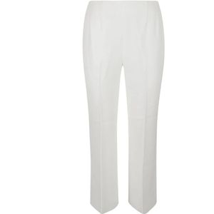 Ermanno Scervino, Dames, Broeken, Wit, Maat: S Viscose,