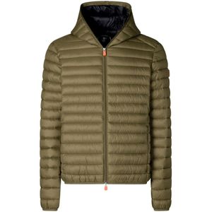 Save The Duck, Heren, Jassen, Groen, Maat: 4XL Nylon,