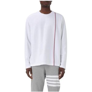 Thom Browne, Heren, Tops, Wit, Maat: L Katoen,