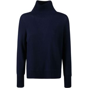 Allude, Dames, Truien, Blauw, Maat: S Kasjmier,