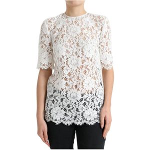 Dolce & Gabbana - Blouse - Wit - Katoen