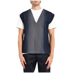 Nine In The Morning, Heren, Truien, Grijs, Maat: L Wol,