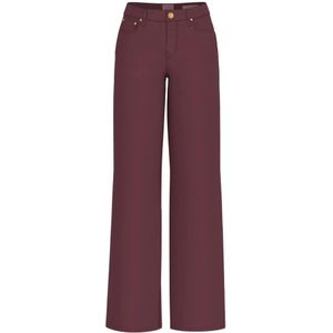 Guess, Dames, Broeken, Rood, Maat: W26 Synthetisch,