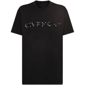 Givenchy, Heren, Tops, Zwart, Maat: M Katoen,