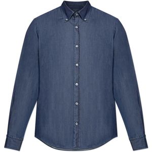 Paul & Shark, Heren, Overhemden, Blauw, Maat: 6XL Denim,