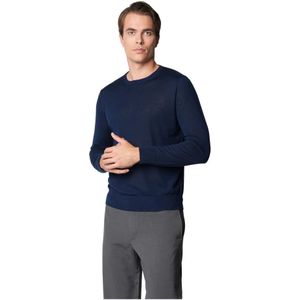 Bellwood, Heren, Truien, Blauw, Maat: M Wol,