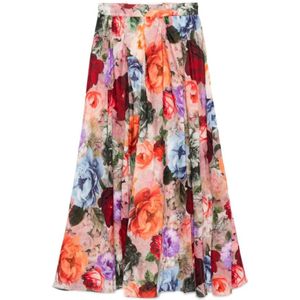 Alice + Olivia, Dames, Rokken, Veelkleurig, Maat: 2XS Zijde,