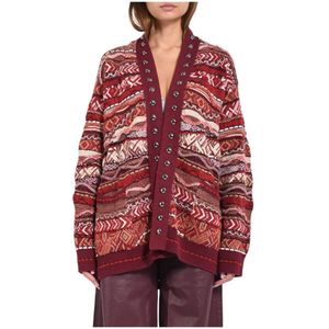 Laneus, Dames, Truien, Veelkleurig, Maat: XS Wol,