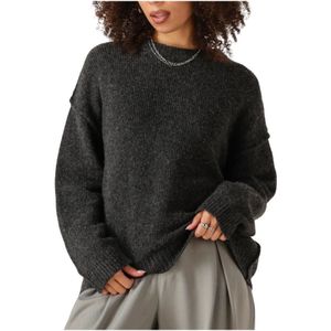 My Essential Wardrobe - Palomamw Knit Pullover - Donkergrijs - Dames - Sweater