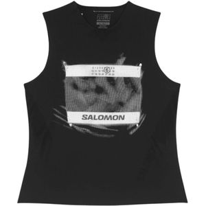 MM6 Maison Margiela, Heren, Tops, Zwart, Maat: S Jersey,