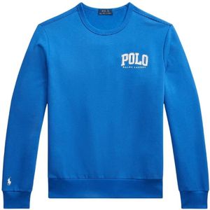 Ralph Lauren, Heren, Sweatshirts & Hoodies, Blauw, Maat: XL Katoen,