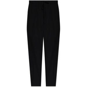 MM6 Maison Margiela, Heren, Broeken, Zwart, Maat: S Wol,