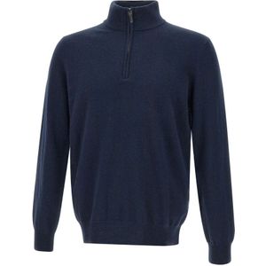 Kangra, Heren, Truien, Blauw, Maat: L Wol,