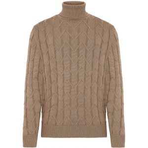 Boggi Milano, Heren, Truien, Beige, Maat: S Wol,