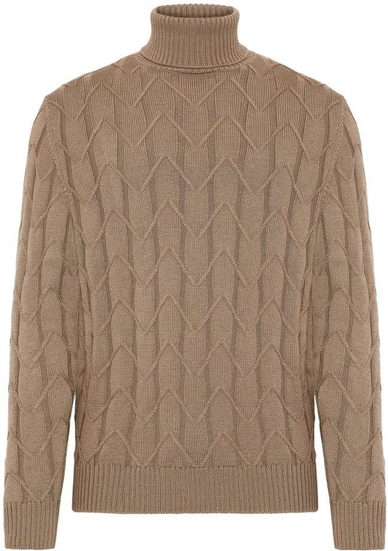 Boggi Milano, Heren, Truien, Beige, Maat: S Wol,