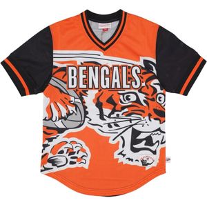 Mitchell & Ness, Heren, Sport, Oranje, Maat: L Jersey,