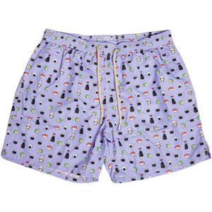 MC2 Saint Barth, Heren, Badkleding, Paars, Maat: 2XL