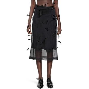 Jil Sander, Dames, Rokken, Zwart, Maat: XS Zijde,