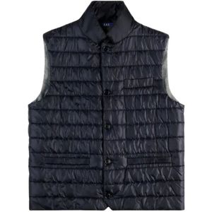 Fay, Heren, Jassen, Blauw, Maat: S Polyamide,