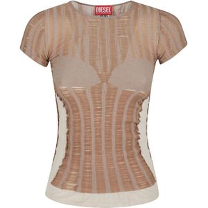 Diesel, Dames, Truien, Bruin, Maat: S