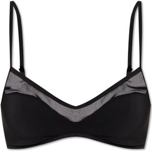 Tory Burch, Dames, Badkleding, Zwart, Maat: M Nylon,