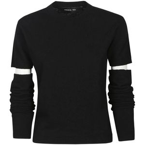 Federica Tosi, Dames, Truien, Zwart, Maat: S Wol,