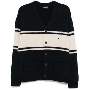 Emporio Armani, Heren, Truien, Blauw, Maat: M