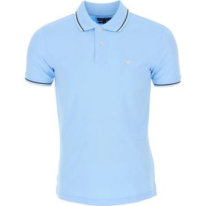 Emporio Armani, Heren, Tops, Blauw, Maat: 2XL Katoen,