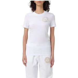 T-shirt - Wit - Crew Neck - Korte Mouwen - Met Grafische Details