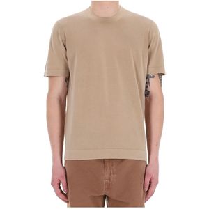 Drumohr, Heren, Tops, Beige, Maat: M Katoen,