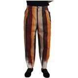 Dolce & Gabbana - Veelkleurig - Skinny Broek - Katoen