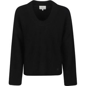 Loulou Studio, Dames, Truien, Zwart, Maat: L Kasjmier,