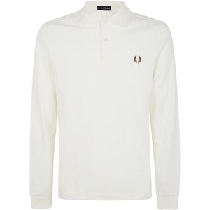 Fred Perry, Heren, Tops, Wit, Maat: L Katoen,